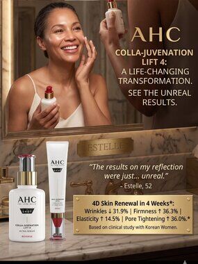 AHC Pro Shot Colla-Juvenation Lift 4 Set -K-Beauty Lift iSerum & Eye Cream - New